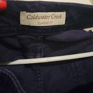 Coldwater Creek Classic Fit Navy Pants